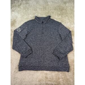 Vintage Hall Of Fame 1994 1/4 Zip Made In USA Pullover Large Akwa B645